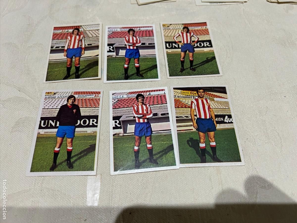 Cromos de f&uacute;tbol: fher liga 1975 76 sp. gijon churruca y 5 mas se venden sueltos relacion en desripcion