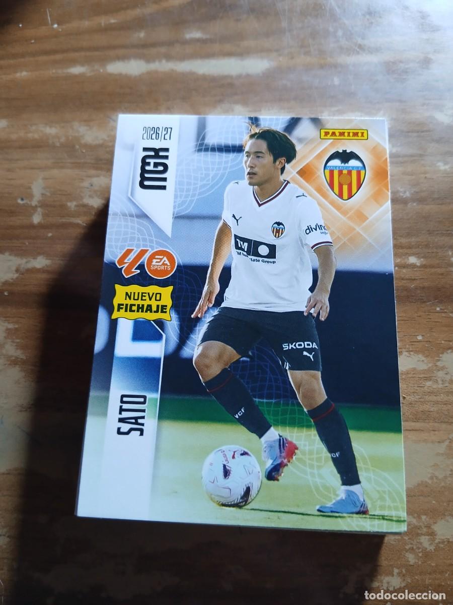 Cromos de f&uacute;tbol: CARD MEGACRACKS TEMPORADA 26/27: NUEVO FICHAJE SATO, N&deg; 453