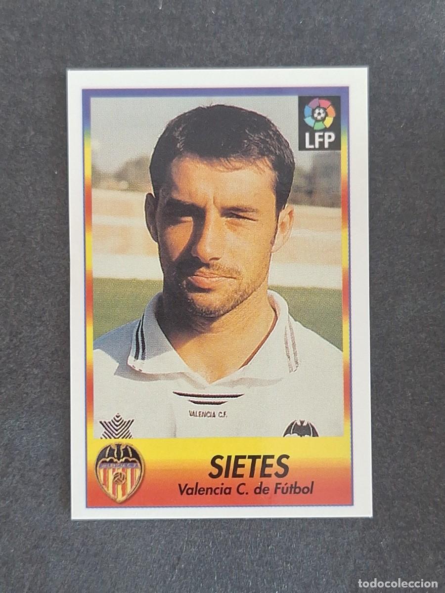 Cromos de f&uacute;tbol: L1 SIETES VALENCIA C. F. 253 BOLLYCAO FUTBOL LIGA 1996 1997 96 97 NUNCA PEGADO SIN PEGAR