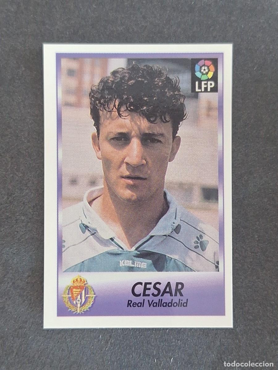 Cromos de f&uacute;tbol: L1 CESAR REAL VALLADOLID 262 BOLLYCAO FUTBOL LIGA 1996 1997 96 97 NUNCA PEGADO SIN PEGAR