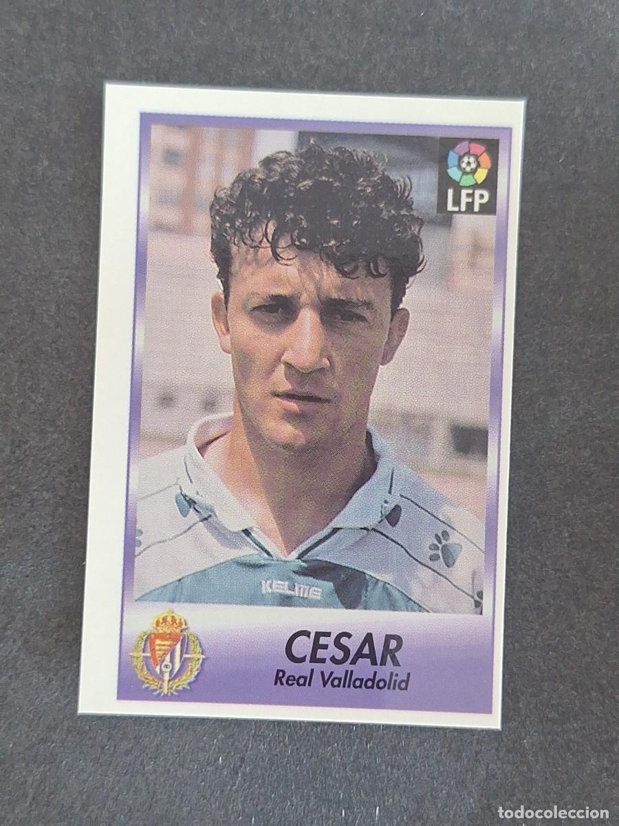 Cromos de f&uacute;tbol: L1 CESAR REAL VALLADOLID 262 BOLLYCAO FUTBOL LIGA 1996 1997 96 97 NUNCA PEGADO SIN PEGAR