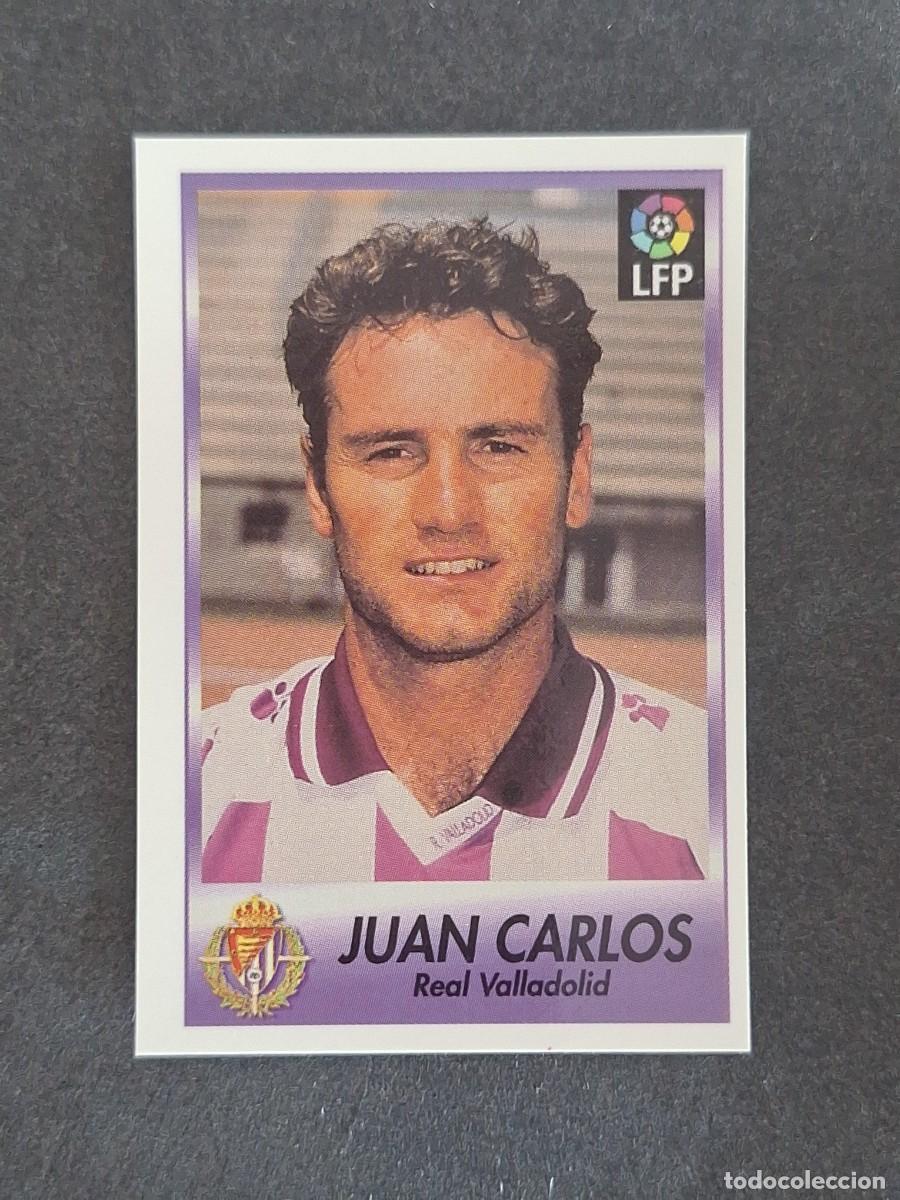 Cromos de f&uacute;tbol: L1 JUAN CARLOS REAL VALLADOLID 265 BOLLYCAO FUTBOL LIGA 1996 1997 96 97 NUNCA PEGADO SIN PEGAR