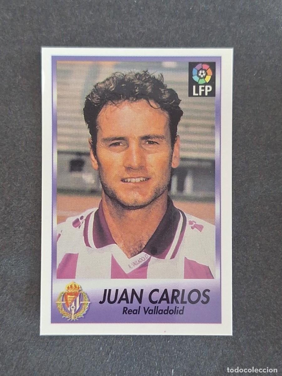 Cromos de f&uacute;tbol: L1 JUAN CARLOS REAL VALLADOLID 265 BOLLYCAO FUTBOL LIGA 1996 1997 96 97 NUNCA PEGADO SIN PEGAR