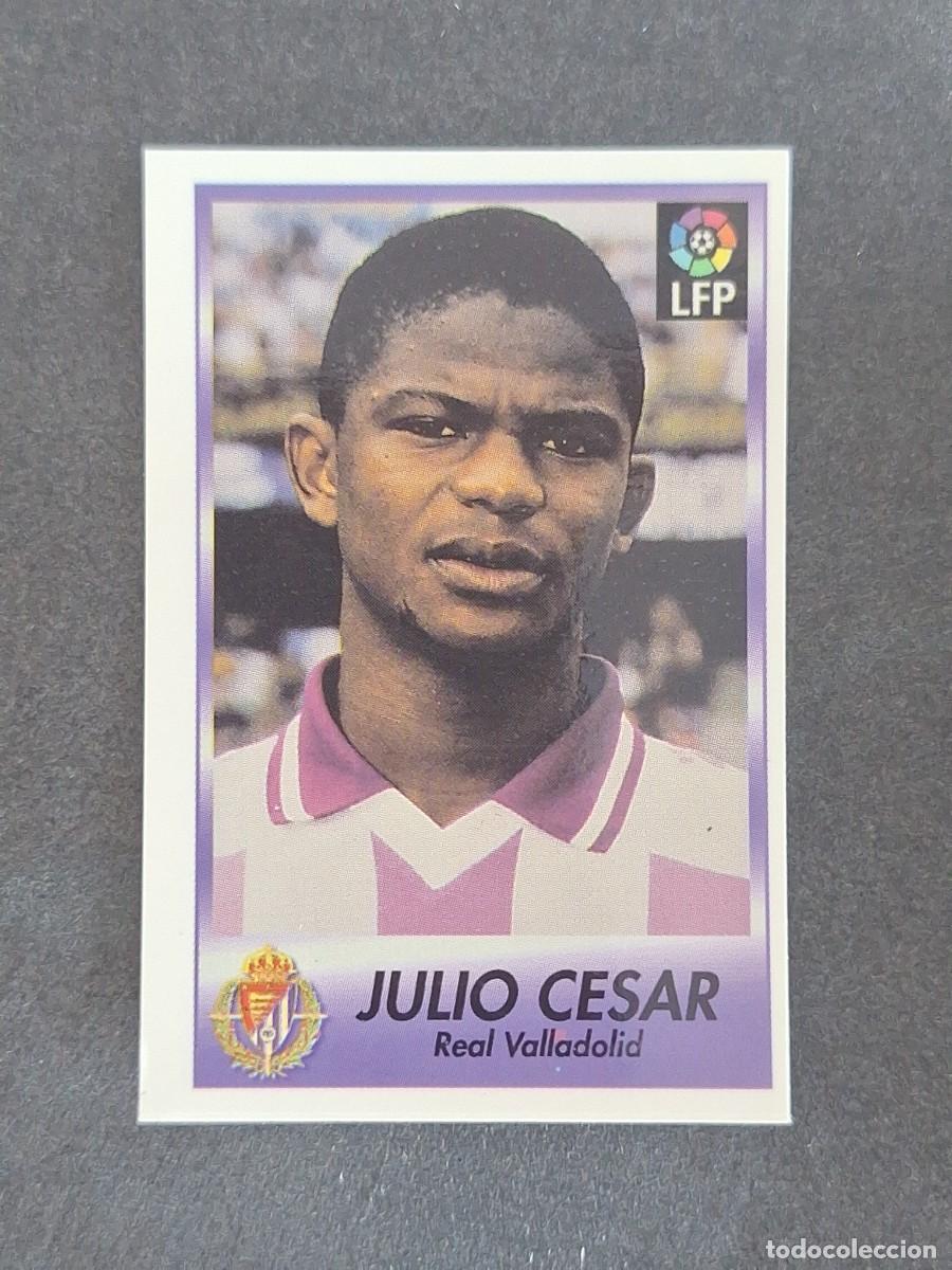 Cromos de f&uacute;tbol: L1 JULIO CESAR REAL VALLADOLID 266 BOLLYCAO FUTBOL LIGA 1996 1997 96 97 NUNCA PEGADO SIN PEGAR