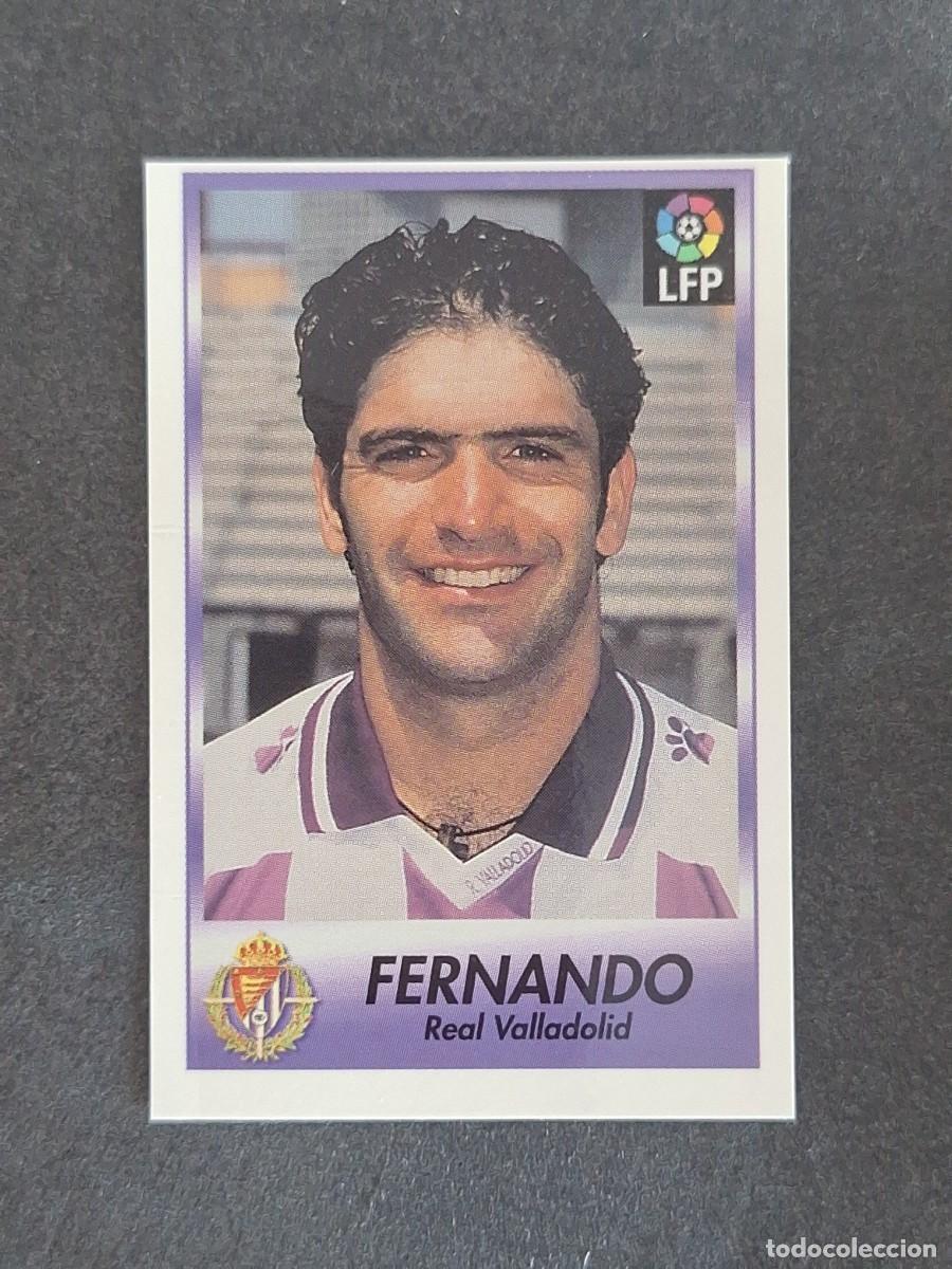 Cromos de f&uacute;tbol: L1 FERNANDO REAL VALLADOLID 268 BOLLYCAO FUTBOL LIGA 1996 1997 96 97 NUNCA PEGADO SIN PEGAR