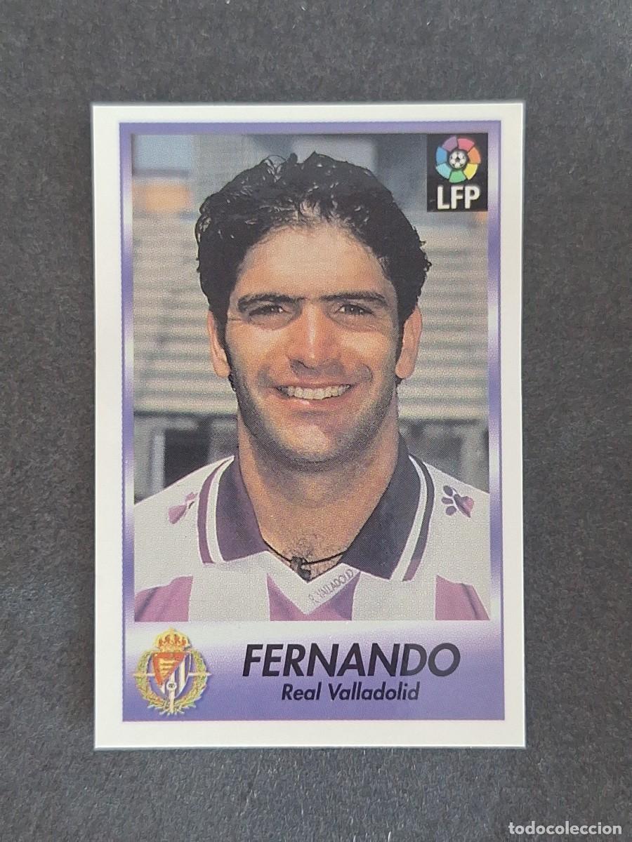Cromos de f&uacute;tbol: L1 FERNANDO REAL VALLADOLID 268 BOLLYCAO FUTBOL LIGA 1996 1997 96 97 NUNCA PEGADO SIN PEGAR