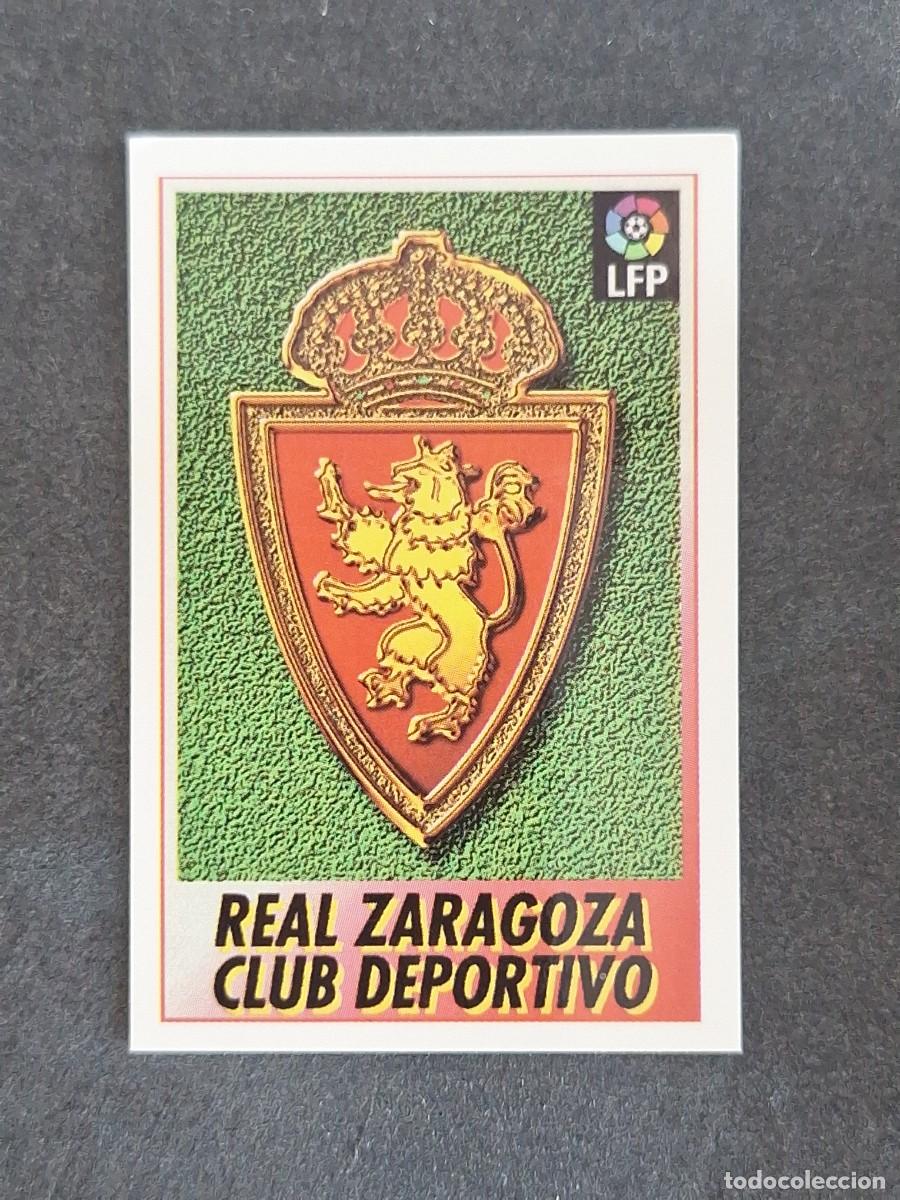 Football Stickers: L1 ESCUDO REAL ZARAGOZA 274 BOLLYCAO FUTBOL LIGA 1996 1997 96 97 NUNCA PEGADO SIN PEGAR