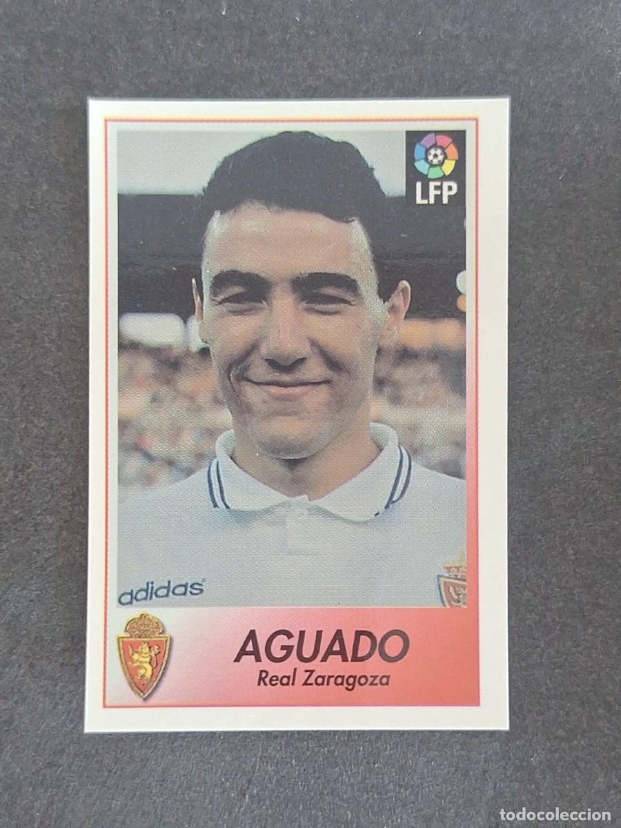 Football Stickers: L1 AGUADO REAL ZARAGOZA 276 BOLLYCAO FUTBOL LIGA 1996 1997 96 97 NUNCA PEGADO SIN PEGAR