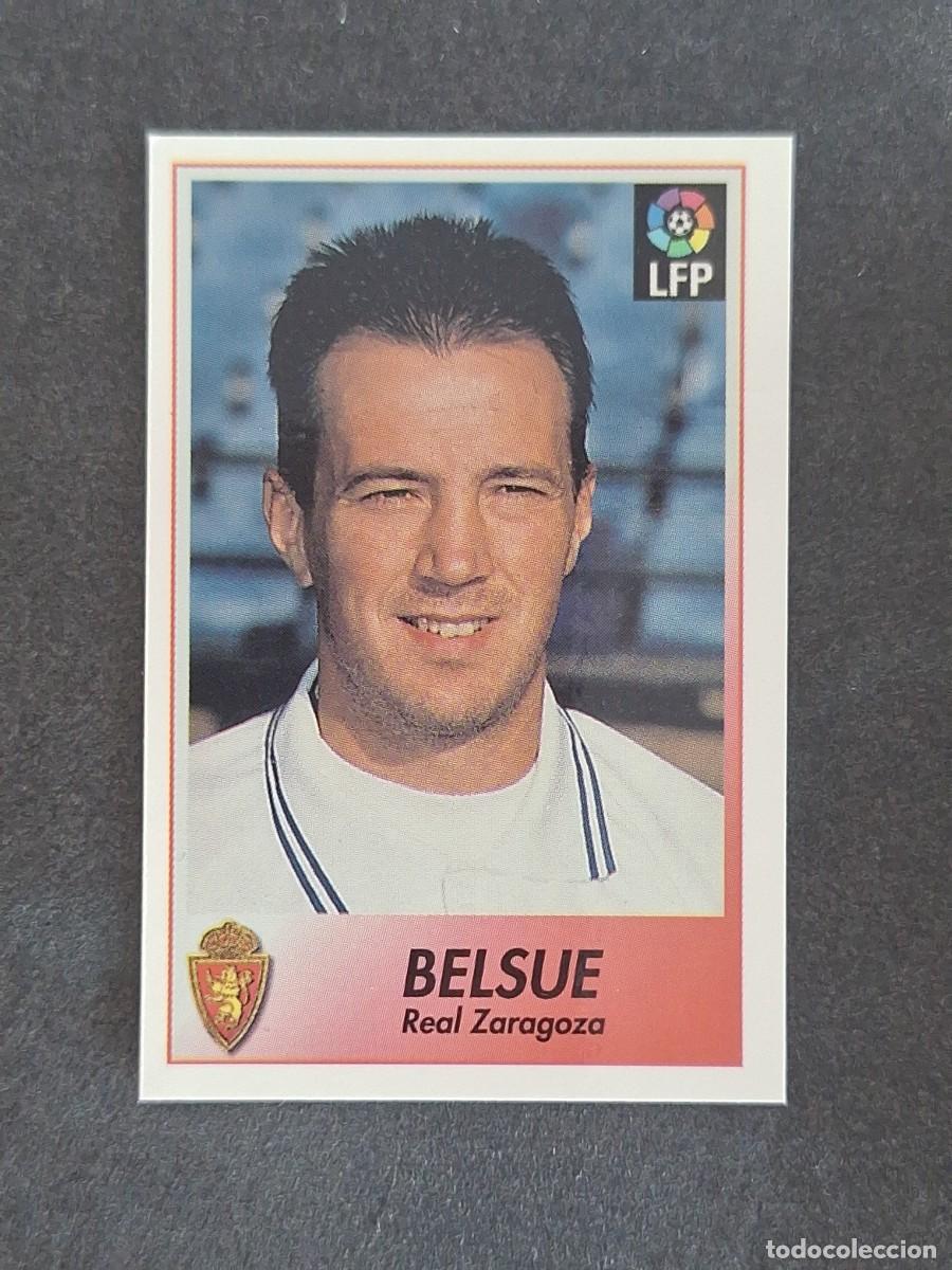 Cromos de f&uacute;tbol: L1 BELSUE REAL ZARAGOZA 277 BOLLYCAO FUTBOL LIGA 1996 1997 96 97 NUNCA PEGADO SIN PEGAR