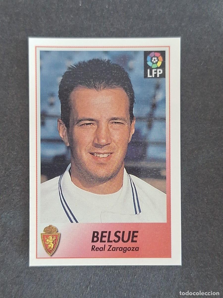 Cromos de f&uacute;tbol: L1 BELSUE REAL ZARAGOZA 277 BOLLYCAO FUTBOL LIGA 1996 1997 96 97 NUNCA PEGADO SIN PEGAR