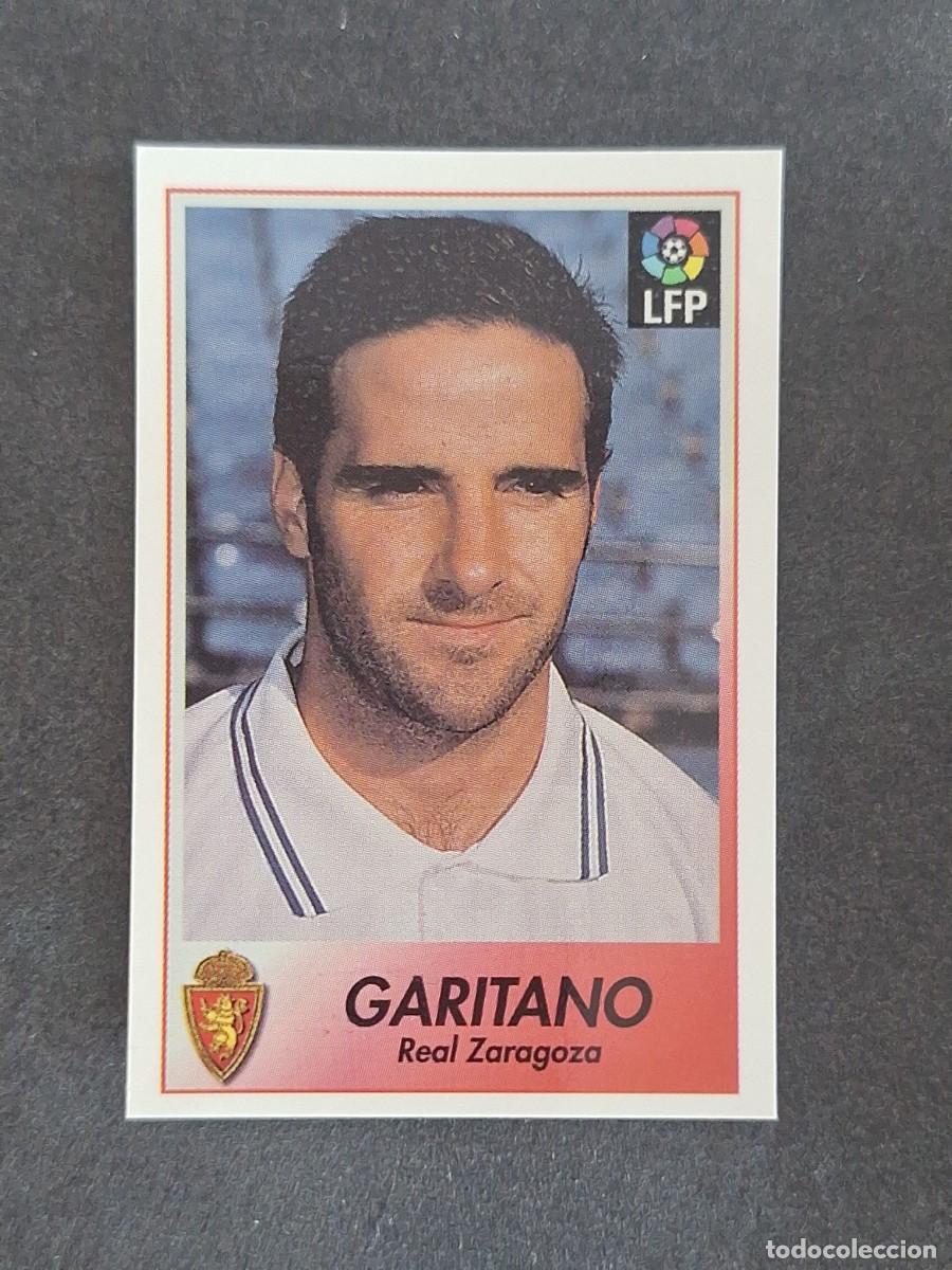 Cromos de f&uacute;tbol: L1 GARITANO REAL ZARAGOZA 281 BOLLYCAO FUTBOL LIGA 1996 1997 96 97 NUNCA PEGADO SIN PEGAR