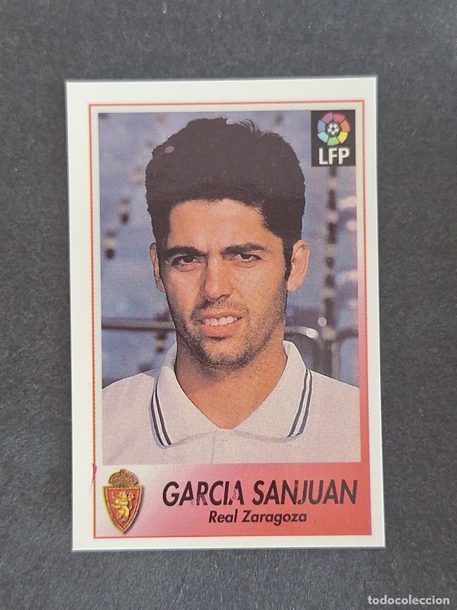 Cromos de f&uacute;tbol: L1 GARCIA SANJUAN REAL ZARAGOZA 282 BOLLYCAO FUTBOL LIGA 1996 1997 96 97 NUNCA PEGADO SIN PEGAR