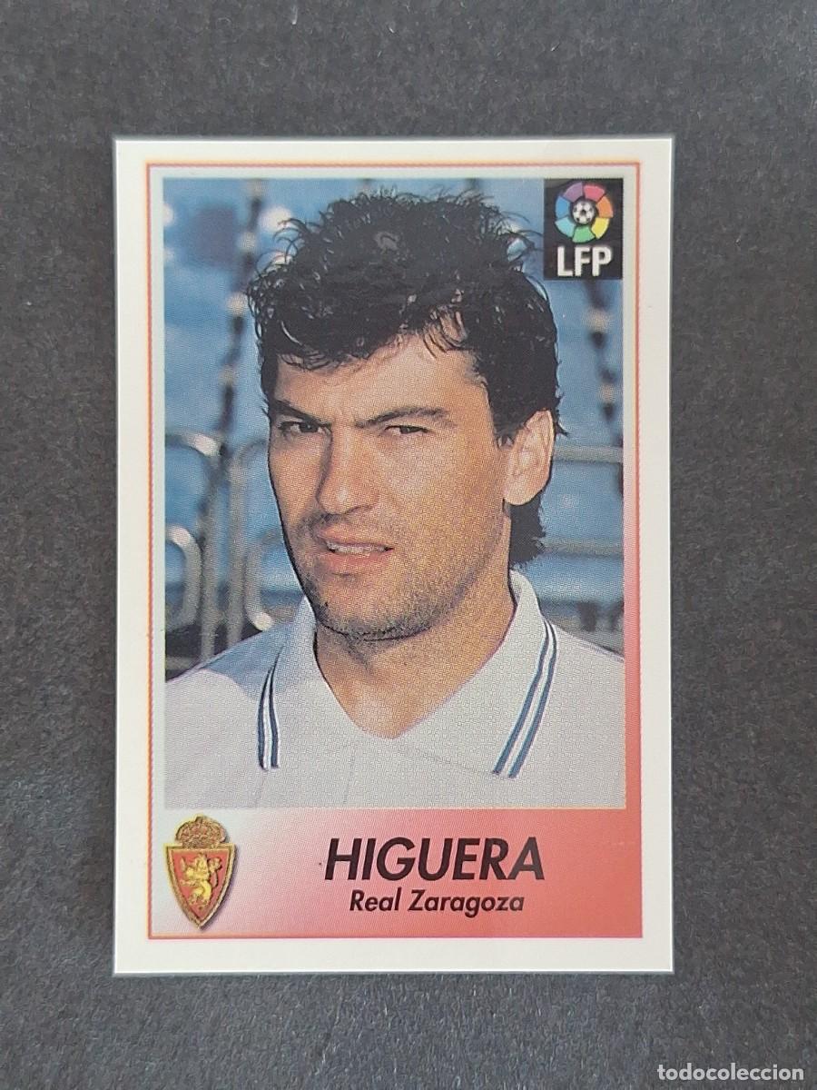 Cromos de f&uacute;tbol: L1 HIGUERA REAL ZARAGOZA 285 BOLLYCAO FUTBOL LIGA 1996 1997 96 97 NUNCA PEGADO SIN PEGAR