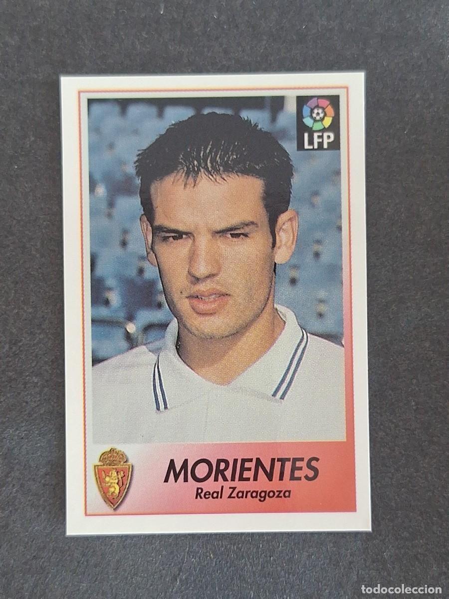 Cromos de f&uacute;tbol: L1 MORIENTES REAL ZARAGOZA 286 BOLLYCAO FUTBOL LIGA 1996 1997 96 97 NUNCA PEGADO SIN PEGAR