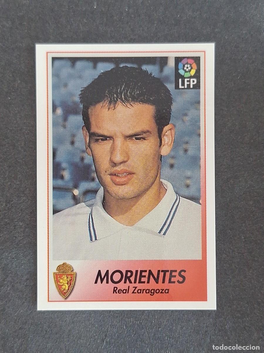 Cromos de f&uacute;tbol: L1 MORIENTES REAL ZARAGOZA 286 BOLLYCAO FUTBOL LIGA 1996 1997 96 97 NUNCA PEGADO SIN PEGAR