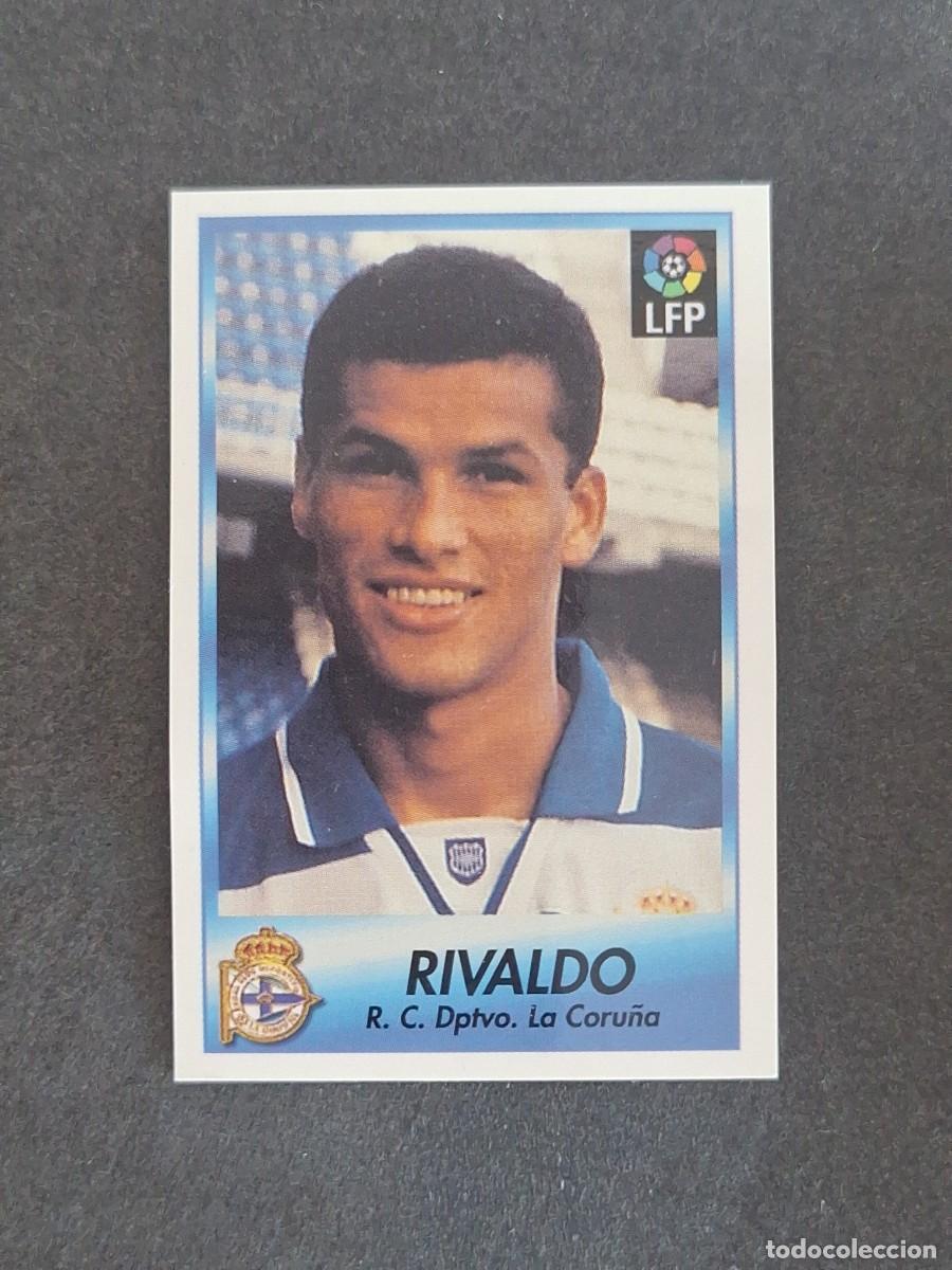 Cromos de f&uacute;tbol: L1 RIVALDO DEPORTIVO DE LA CORU&Ntilde;A 76 BOLLYCAO FUTBOL LIGA 1996 1997 96 97 NUNCA PEGADO SIN PEGAR