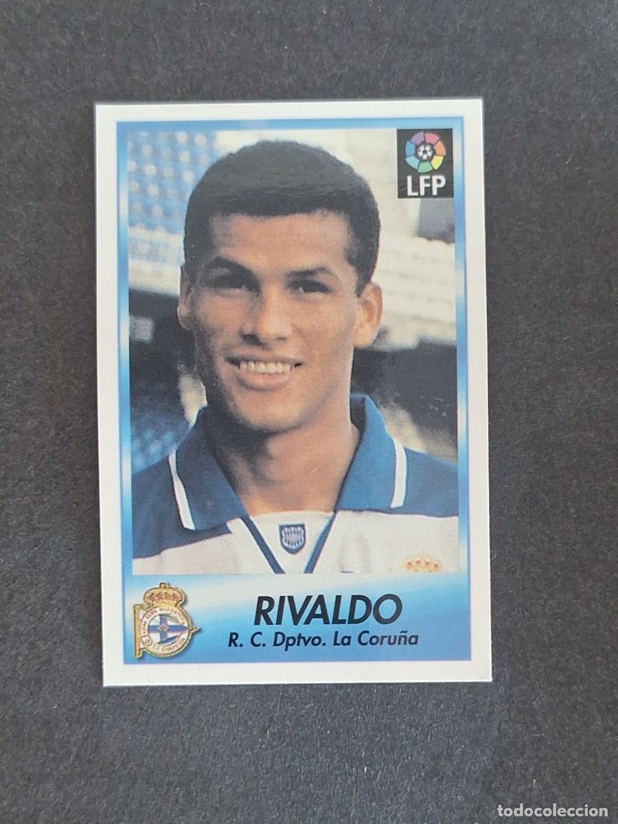 Cromos de f&uacute;tbol: L1 RIVALDO DEPORTIVO DE LA CORU&Ntilde;A 76 BOLLYCAO FUTBOL LIGA 1996 1997 96 97 NUNCA PEGADO SIN PEGAR