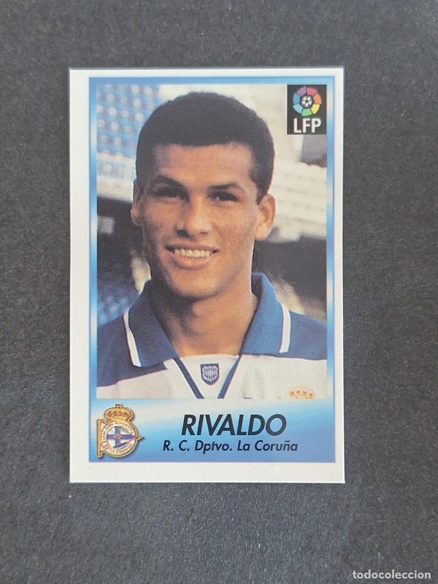 Cromos de f&uacute;tbol: L1 RIVALDO DEPORTIVO DE LA CORU&Ntilde;A 76 BOLLYCAO FUTBOL LIGA 1996 1997 96 97 NUNCA PEGADO SIN PEGAR