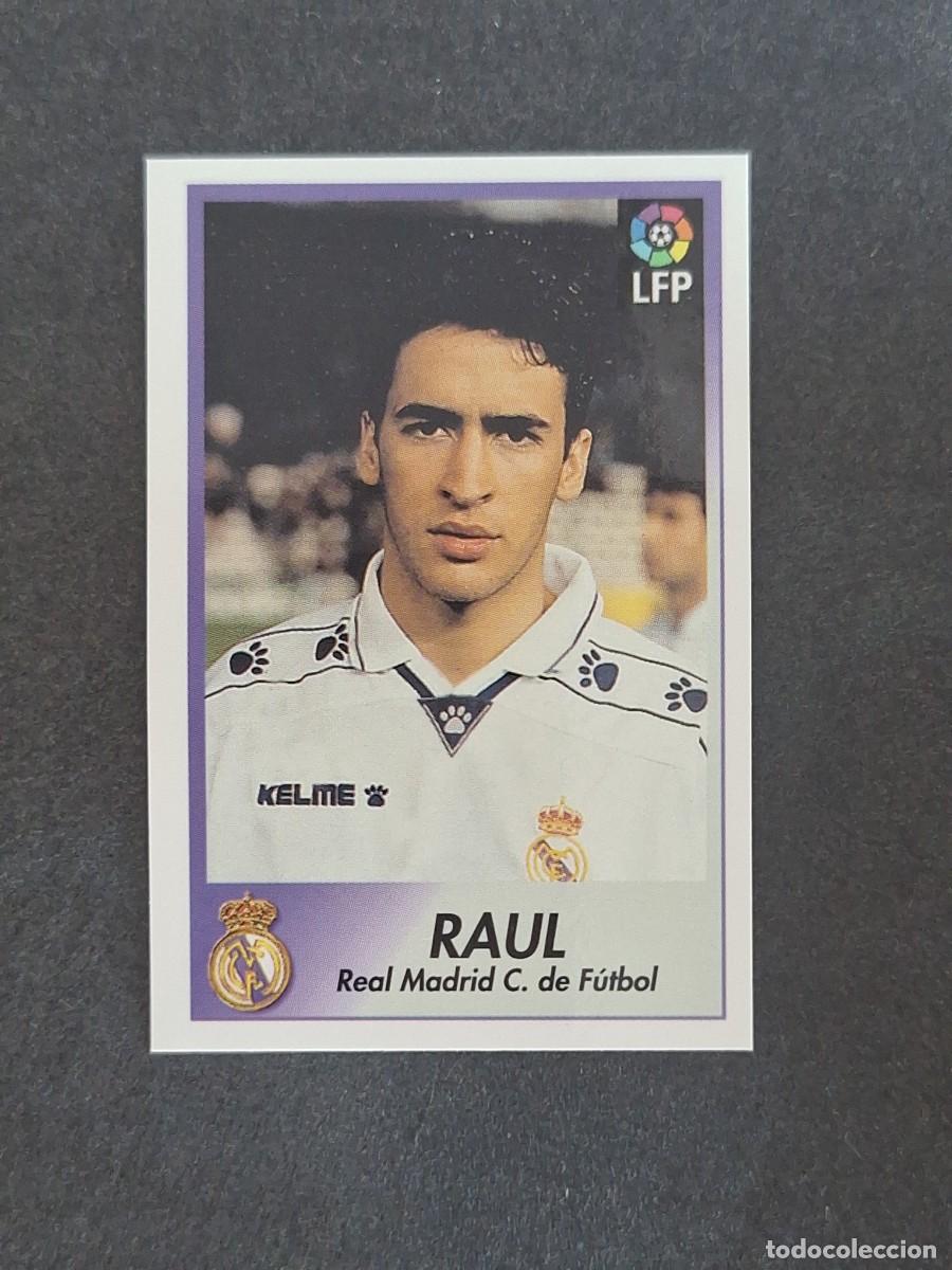 Cromos de f&uacute;tbol: L1 RAUL REAL MADRID 167 BOLLYCAO FUTBOL LIGA 1996 1997 96 97 NUNCA PEGADO SIN PEGAR