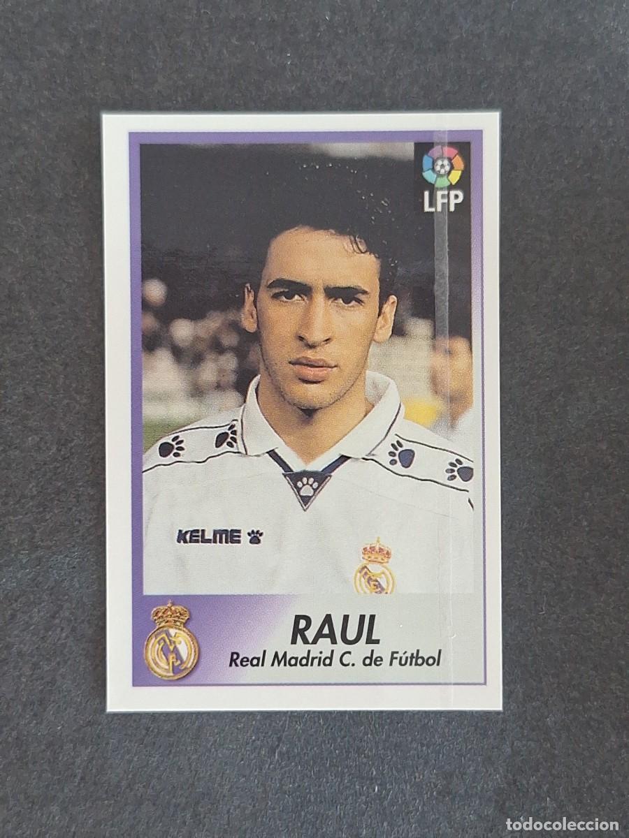 Cromos de f&uacute;tbol: L1 RAUL REAL MADRID 167 BOLLYCAO FUTBOL LIGA 1996 1997 96 97 NUNCA PEGADO SIN PEGAR
