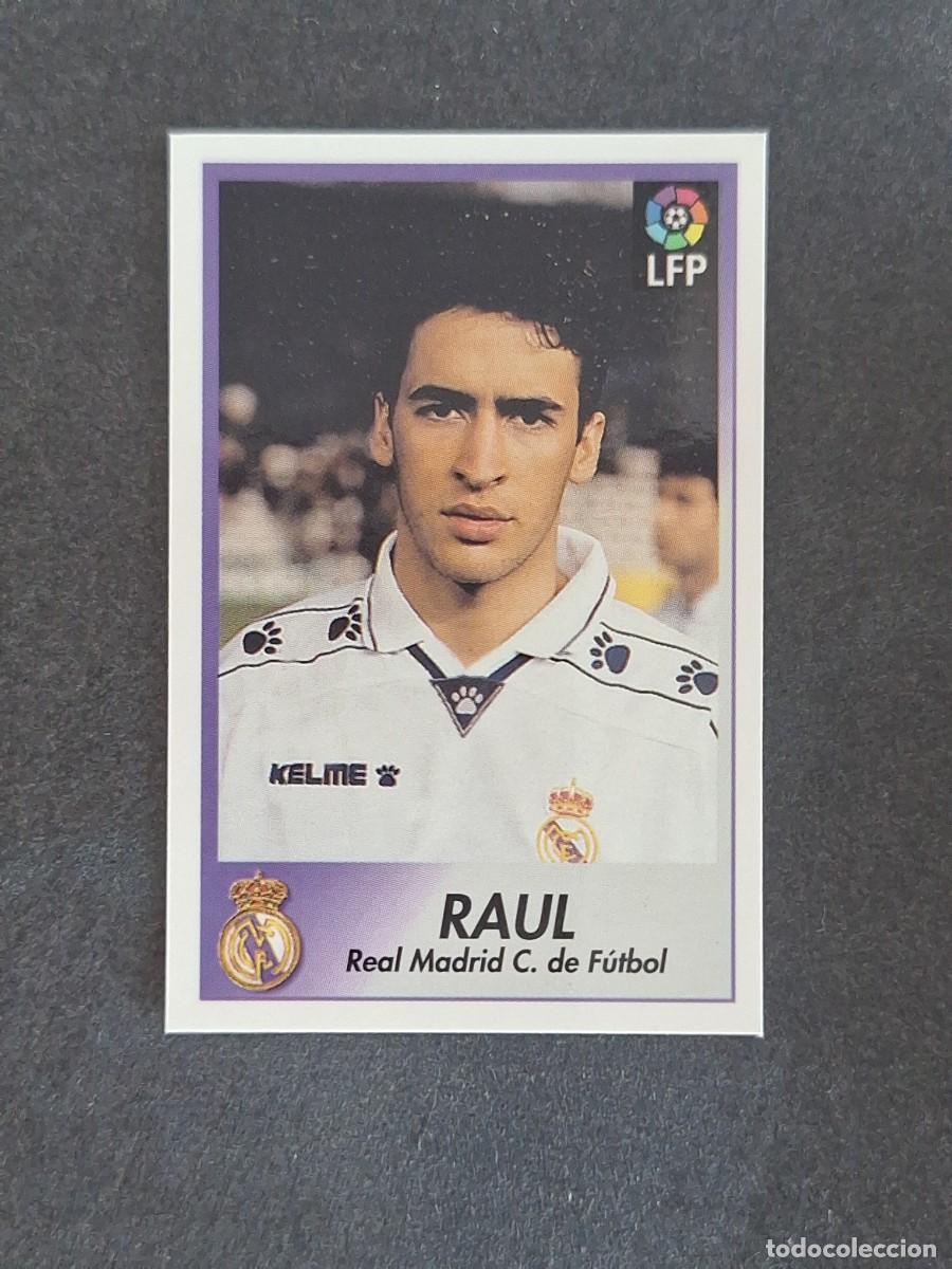 Cromos de f&uacute;tbol: L1 RAUL REAL MADRID 167 BOLLYCAO FUTBOL LIGA 1996 1997 96 97 NUNCA PEGADO SIN PEGAR