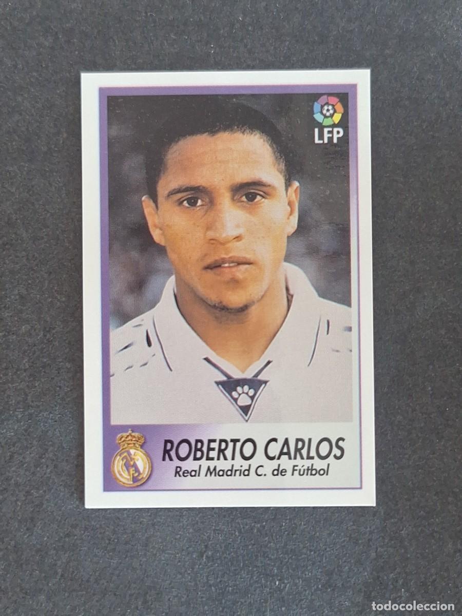 Cromos de f&uacute;tbol: L1 ROBERTO CARLOS REAL MADRID 163 BOLLYCAO FUTBOL LIGA 1996 1997 96 97 NUNCA PEGADO SIN PEGAR