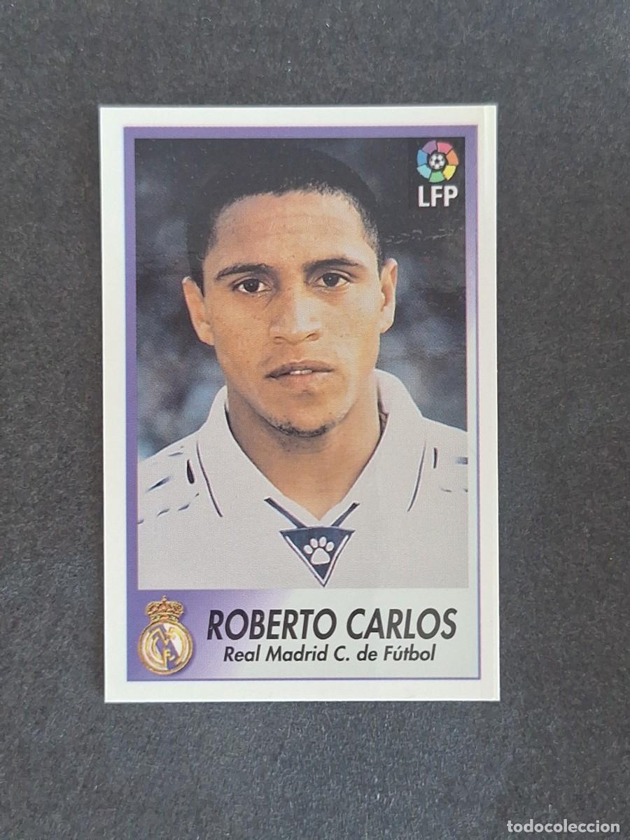 Cromos de f&uacute;tbol: L1 ROBERTO CARLOS REAL MADRID 163 BOLLYCAO FUTBOL LIGA 1996 1997 96 97 NUNCA PEGADO SIN PEGAR