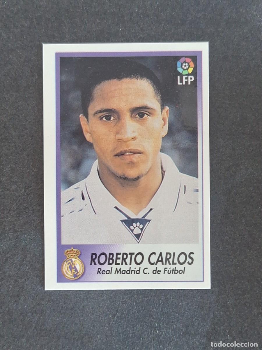 Cromos de f&uacute;tbol: L1 ROBERTO CARLOS REAL MADRID 163 BOLLYCAO FUTBOL LIGA 1996 1997 96 97 NUNCA PEGADO SIN PEGAR