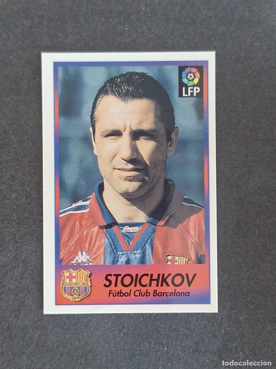 Cromos de f&uacute;tbol: L1 STOICHKOV F. C. BARCELONA 13 BOLLYCAO FUTBOL LIGA 1996 1997 96 97 NUNCA PEGADO SIN PEGAR