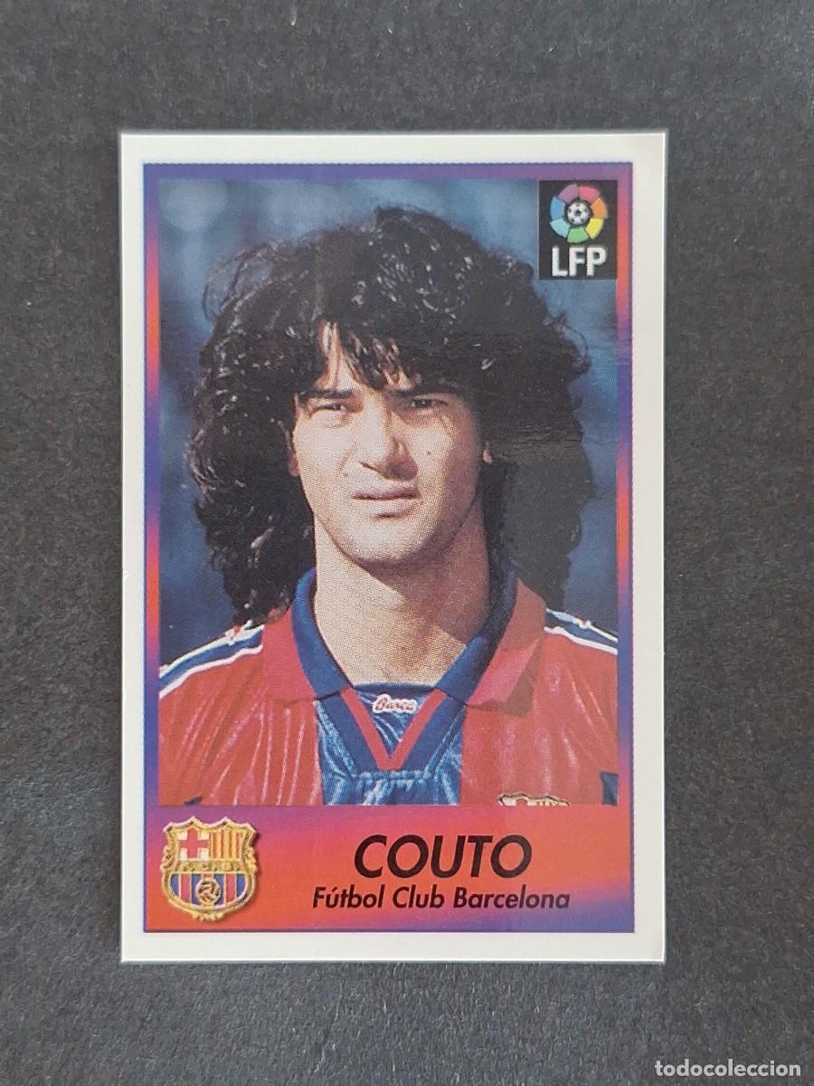 Cromos de f&uacute;tbol: L1 COUTO F. C. BARCELONA 287 BOLLYCAO FUTBOL LIGA 1996 1997 96 97 NUNCA PEGADO SIN PEGAR