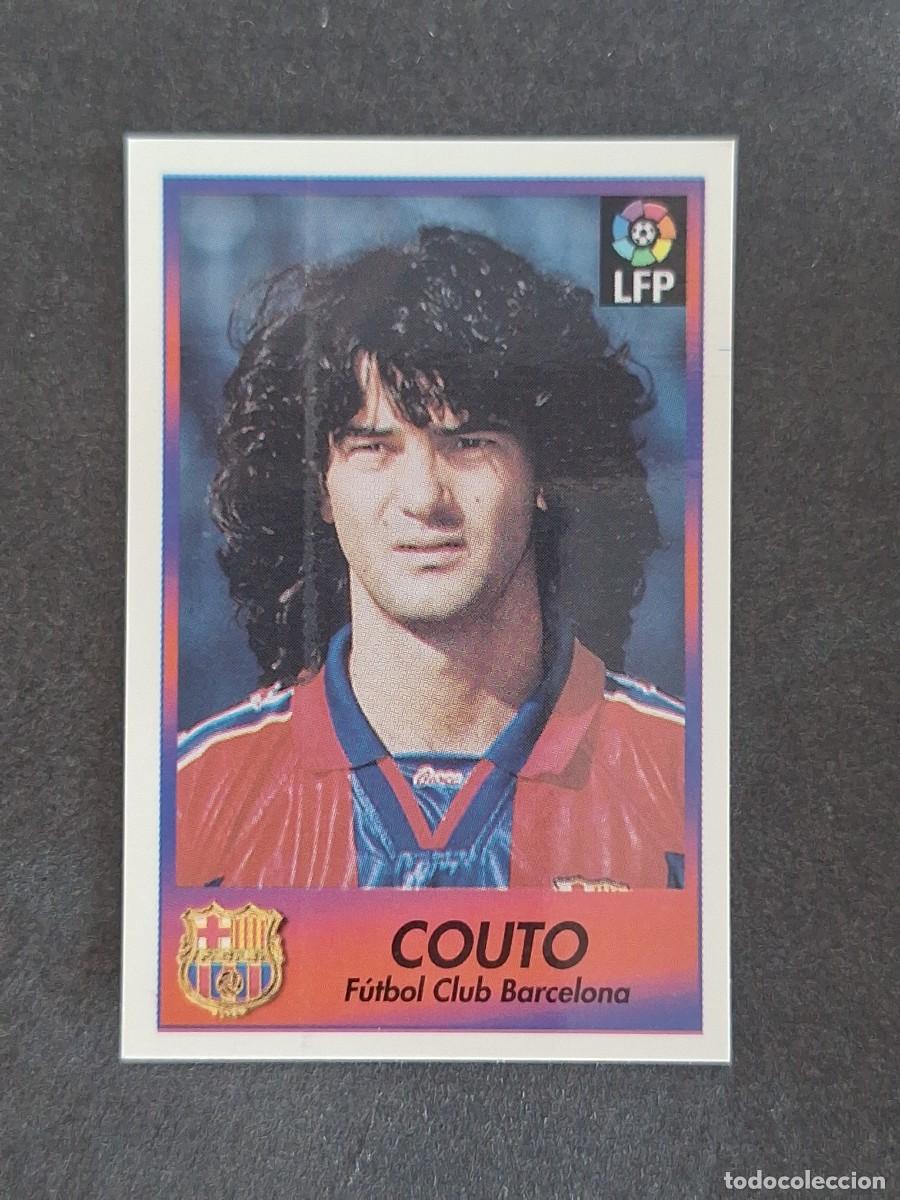 Cromos de f&uacute;tbol: L1 COUTO F. C. BARCELONA 287 BOLLYCAO FUTBOL LIGA 1996 1997 96 97 NUNCA PEGADO SIN PEGAR
