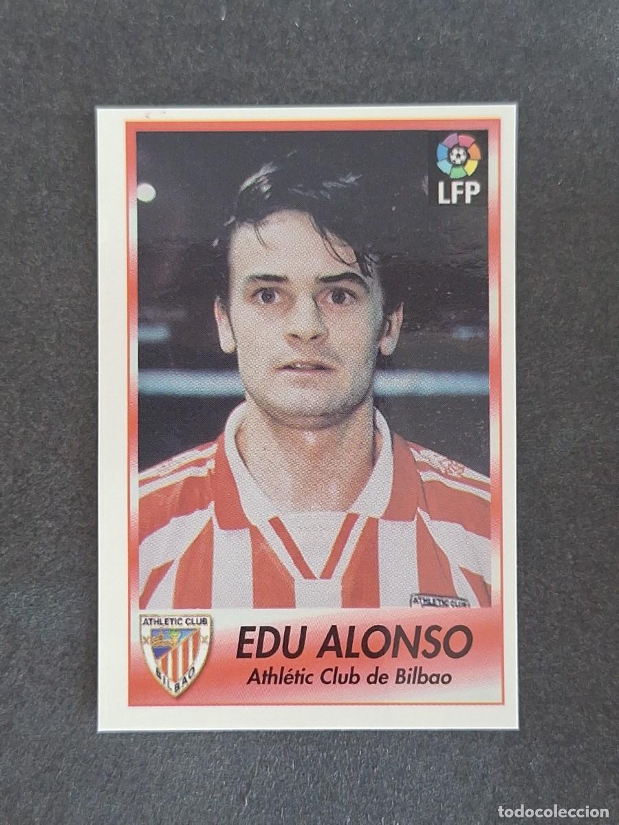 Figurine di Calcio: L1 EDU ALONSO ATHLETIC DE BILBAO 289 BOLLYCAO FUTBOL LIGA 1996 1997 96 97 NUNCA PEGADO SIN PEGAR