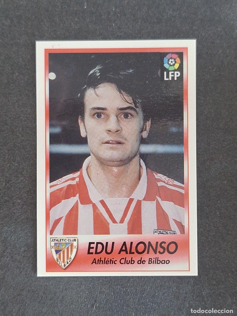 Figurine di Calcio: L1 EDU ALONSO ATHLETIC DE BILBAO 289 BOLLYCAO FUTBOL LIGA 1996 1997 96 97 NUNCA PEGADO SIN PEGAR