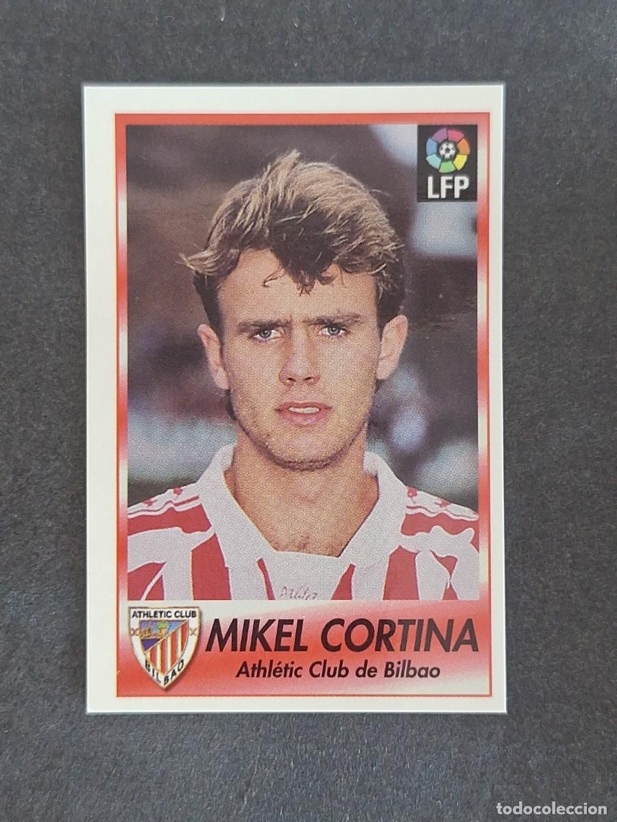 Figurine di Calcio: L1 MIKEL CORTINA ATHLETIC DE BILBAO 290 BOLLYCAO FUTBOL LIGA 1996 1997 96 97 NUNCA PEGADO SIN PEGAR