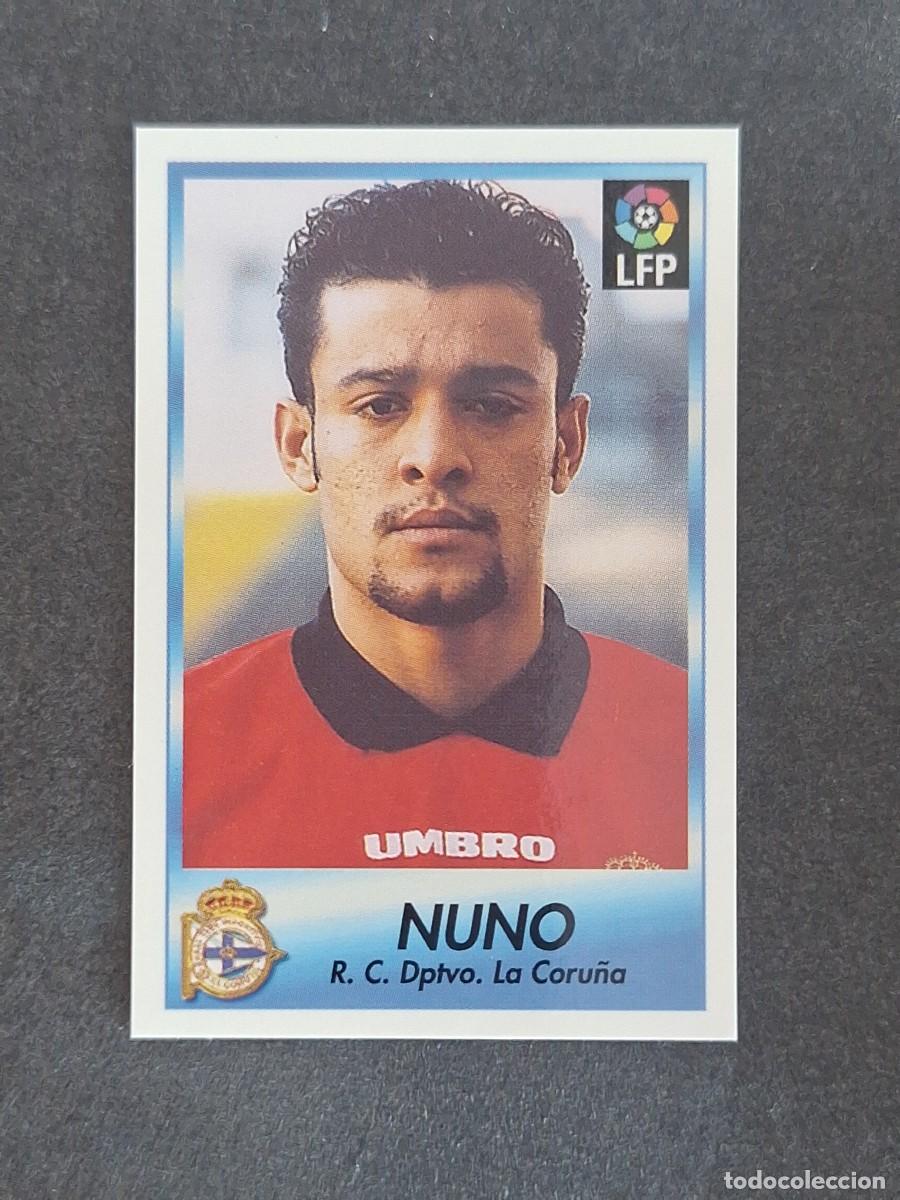 Cromos de f&uacute;tbol: L1 NUNO DEPORTIVO DE LA CORU&Ntilde;A 294 BOLLYCAO FUTBOL LIGA 1996 1997 96 97 NUNCA PEGADO SIN PEGAR