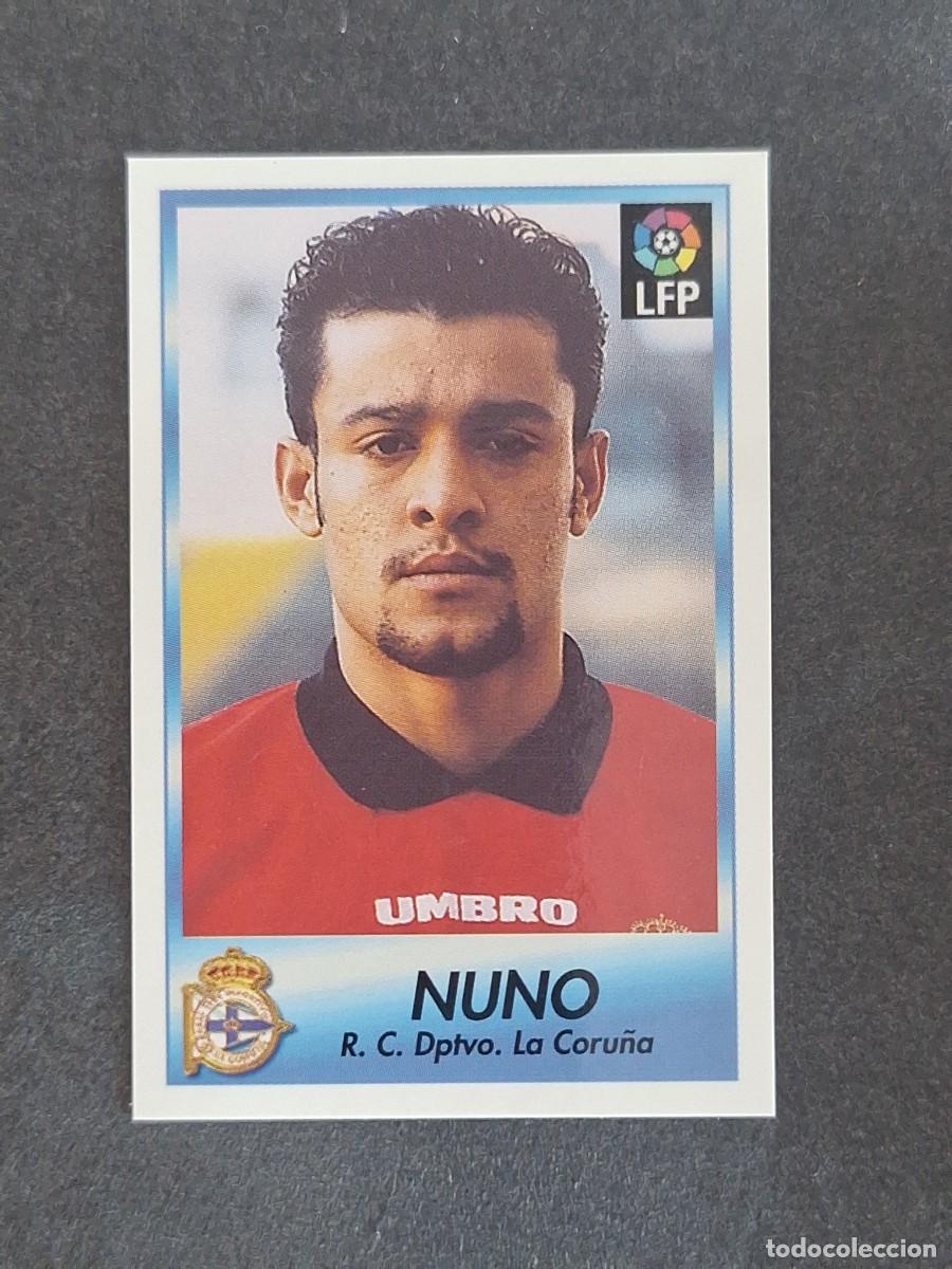 Cromos de f&uacute;tbol: L1 NUNO DEPORTIVO DE LA CORU&Ntilde;A 294 BOLLYCAO FUTBOL LIGA 1996 1997 96 97 NUNCA PEGADO SIN PEGAR