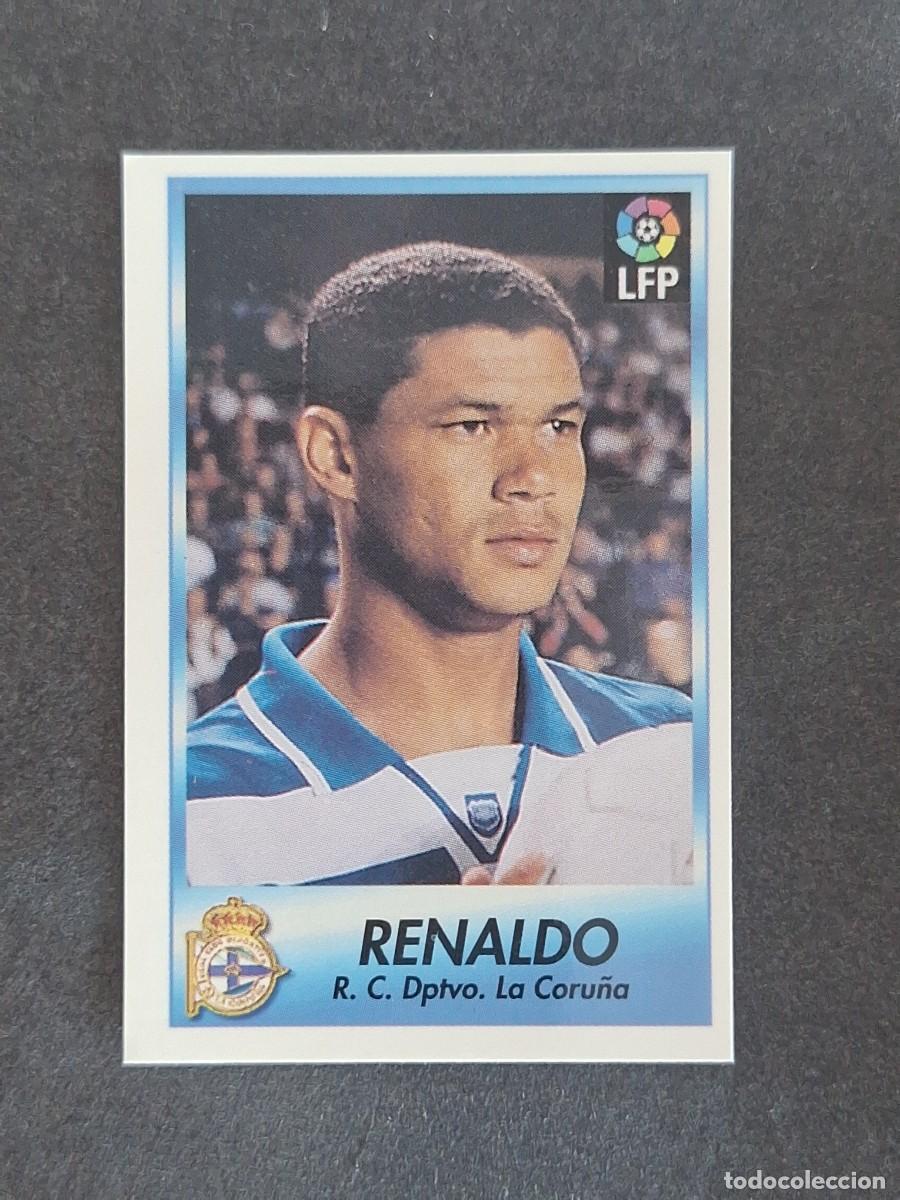 Cromos de f&uacute;tbol: L1 RENALDO DEPORTIVO DE LA CORU&Ntilde;A 295 BOLLYCAO FUTBOL LIGA 1996 1997 96 97 NUNCA PEGADO SIN PEGAR