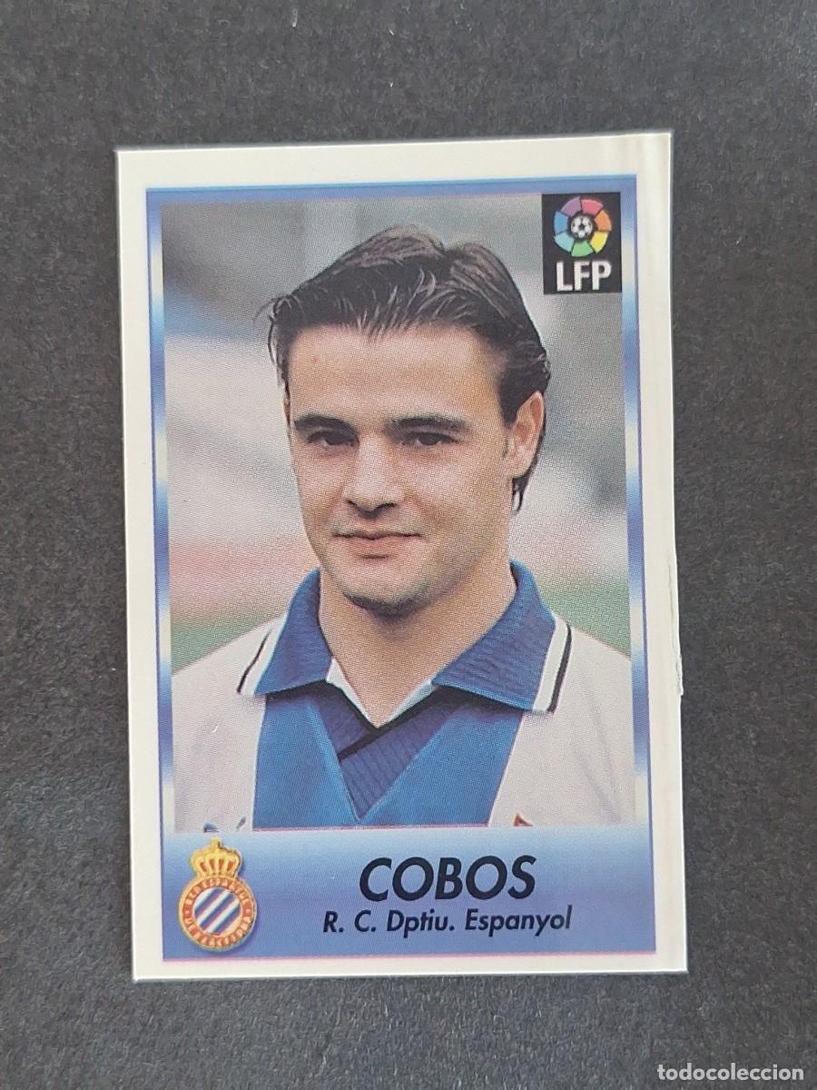 Cromos de f&uacute;tbol: L1 COBOS R. C. D. ESPA&Ntilde;OL 296 BOLLYCAO FUTBOL LIGA 1996 1997 96 97 NUNCA PEGADO SIN PEGAR