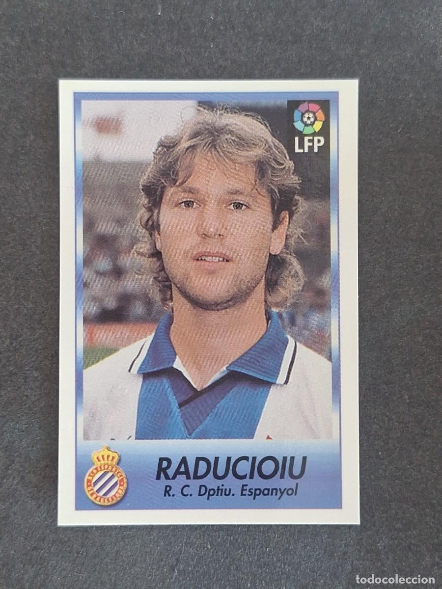 Cromos de f&uacute;tbol: L1 RADUCIOIU R. C. D. ESPA&Ntilde;OL 297 BOLLYCAO FUTBOL LIGA 1996 1997 96 97 NUNCA PEGADO SIN PEGAR