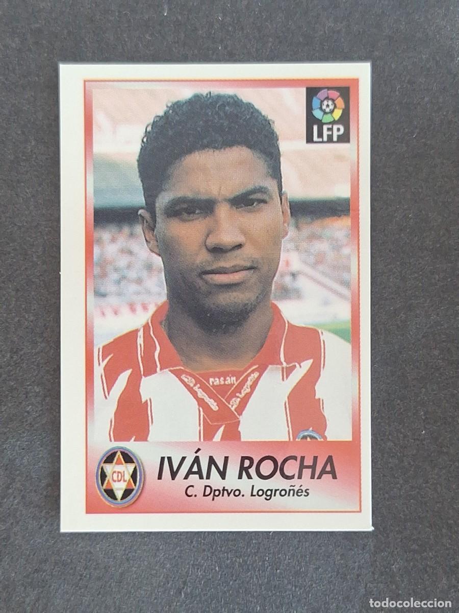 Cromos de f&uacute;tbol: L1 IVAN ROCHA C. D. LOGRO&Ntilde;ES 302 BOLLYCAO FUTBOL LIGA 1996 1997 96 97 NUNCA PEGADO SIN PEGAR