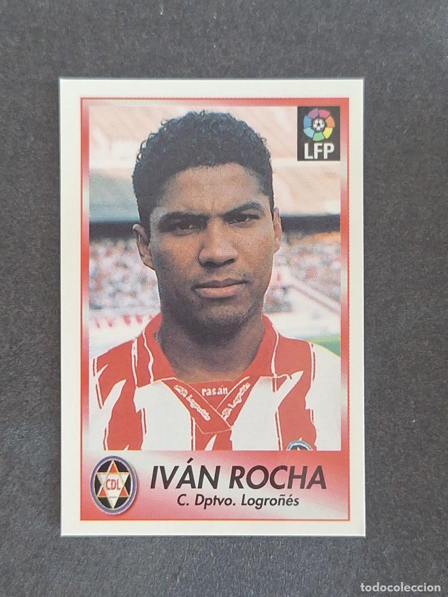 Cromos de f&uacute;tbol: L1 IVAN ROCHA C. D. LOGRO&Ntilde;ES 302 BOLLYCAO FUTBOL LIGA 1996 1997 96 97 NUNCA PEGADO SIN PEGAR