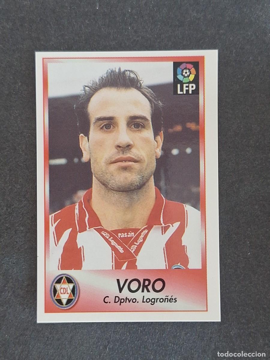 Cromos de f&uacute;tbol: L1 VORO C. D. LOGRO&Ntilde;ES 303 BOLLYCAO FUTBOL LIGA 1996 1997 96 97 NUNCA PEGADO SIN PEGAR