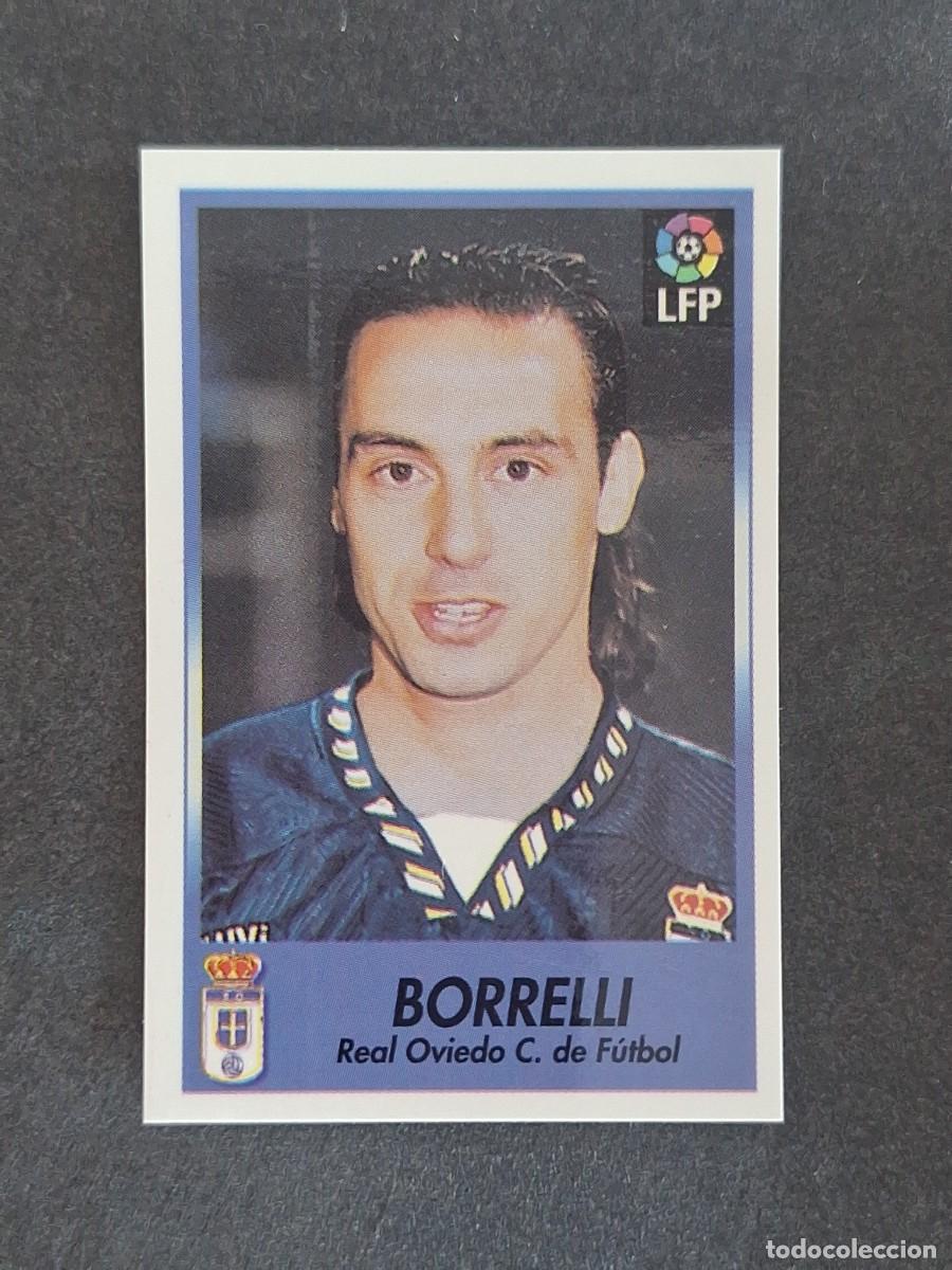 Cromos de f&uacute;tbol: L1 BORRELLI REAL OVIEDO 307 BOLLYCAO FUTBOL LIGA 1996 1997 96 97 NUNCA PEGADO SIN PEGAR