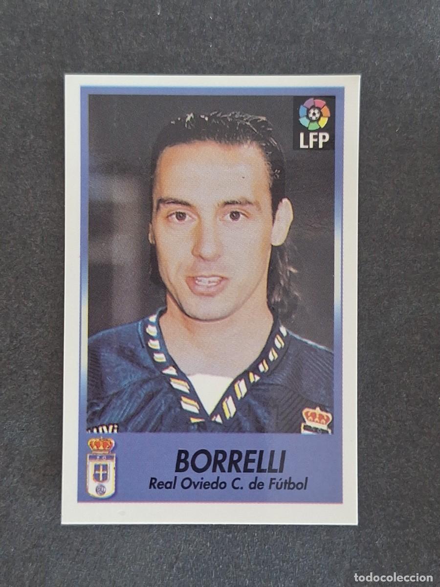 Cromos de f&uacute;tbol: L1 BORRELLI REAL OVIEDO 307 BOLLYCAO FUTBOL LIGA 1996 1997 96 97 NUNCA PEGADO SIN PEGAR