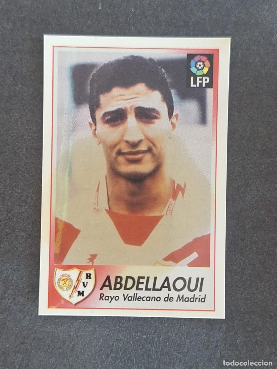 Cromos de f&uacute;tbol: L1 ABDELLAOUI RAYO VALLECANO 308 BOLLYCAO FUTBOL LIGA 1996 1997 96 97 NUNCA PEGADO SIN PEGAR