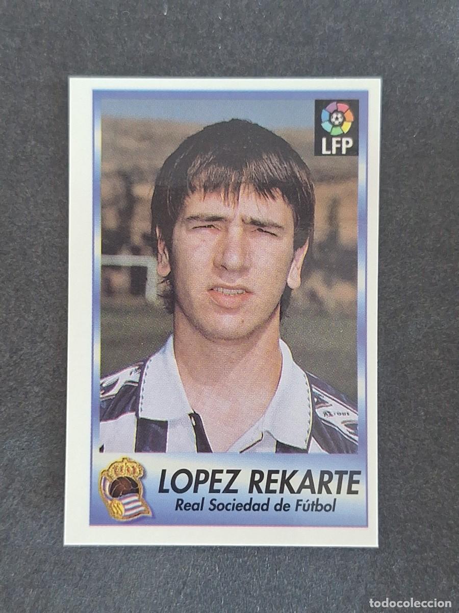 Cromos de f&uacute;tbol: L1 LOPEZ REKARTE REAL SOCIEDAD 312 BOLLYCAO FUTBOL LIGA 1996 1997 96 97 NUNCA PEGADO SIN PEGAR