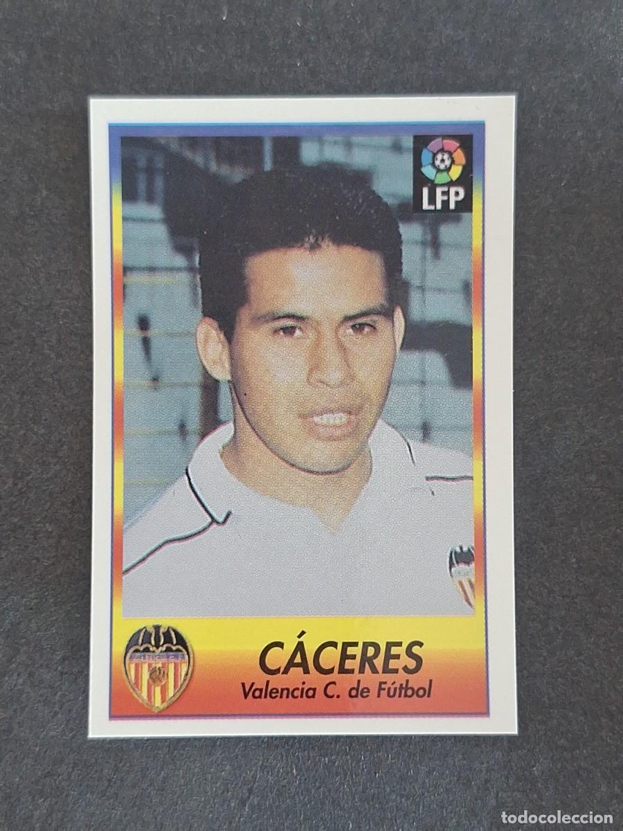 Cromos de f&uacute;tbol: L1 CACERES VALENCIA C. F. 313 BOLLYCAO FUTBOL LIGA 1996 1997 96 97 NUNCA PEGADO SIN PEGAR