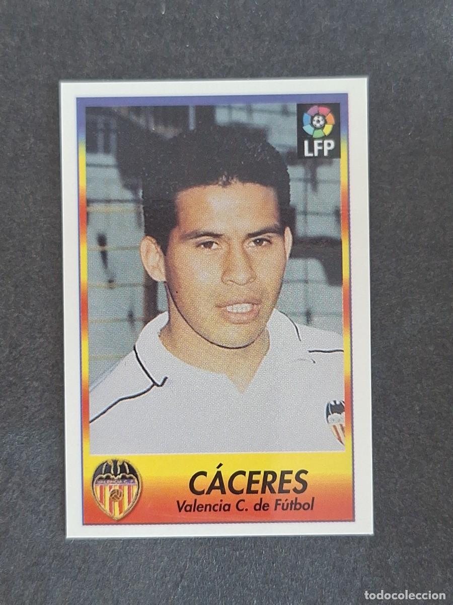 Cromos de f&uacute;tbol: L1 CACERES VALENCIA C. F. 313 BOLLYCAO FUTBOL LIGA 1996 1997 96 97 NUNCA PEGADO SIN PEGAR
