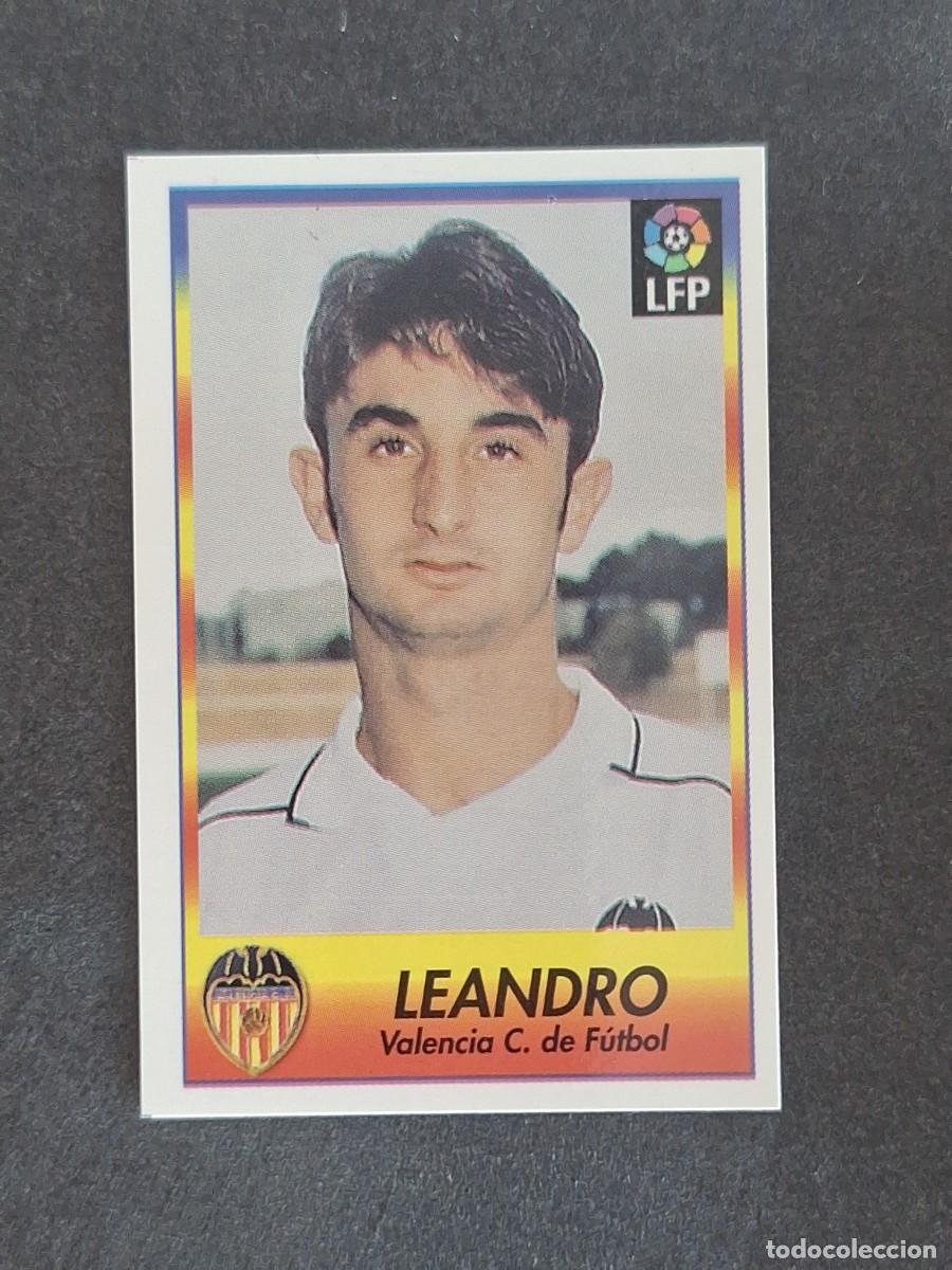 Cromos de f&uacute;tbol: L1 LEANDRO VALENCIA C. F. 314 BOLLYCAO FUTBOL LIGA 1996 1997 96 97 NUNCA PEGADO SIN PEGAR