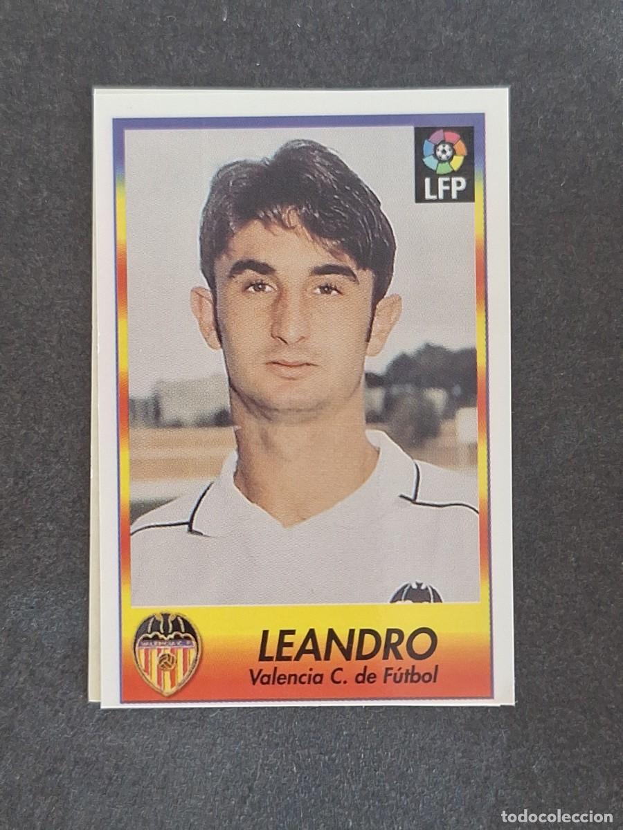 Cromos de f&uacute;tbol: L1 LEANDRO VALENCIA C. F. 314 BOLLYCAO FUTBOL LIGA 1996 1997 96 97 NUNCA PEGADO SIN PEGAR